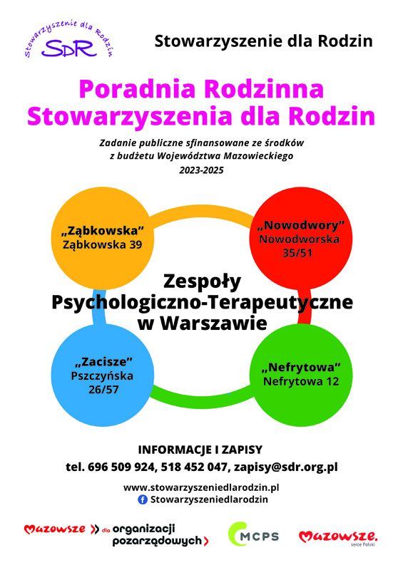 Ulotka Stowarzyszenia dla Rodzin